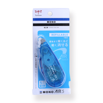 Tombow MONO Air 5 Correction Tape - Blue Body - Stationery Pal