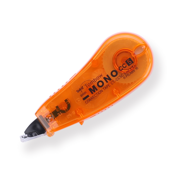 Tombow MONO CC5 Correction Tape - Orange Body - Stationery Pal