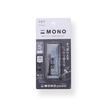 Tombow MONO Correction Tape - Pocket Series - Black - Stationery Pal