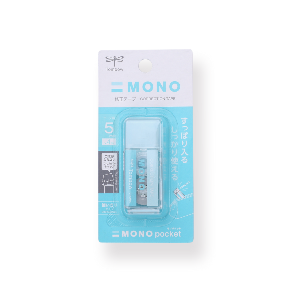 Tombow Mono Pocket Correction Tape - 5 mm x 4 m - Black Body