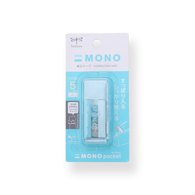 Tombow MONO Correction Tape - Pocket Series - Blue - Stationery Pal