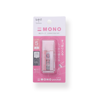 Tombow MONO Correction Tape - Pocket Series - Pink - Stationery Pal