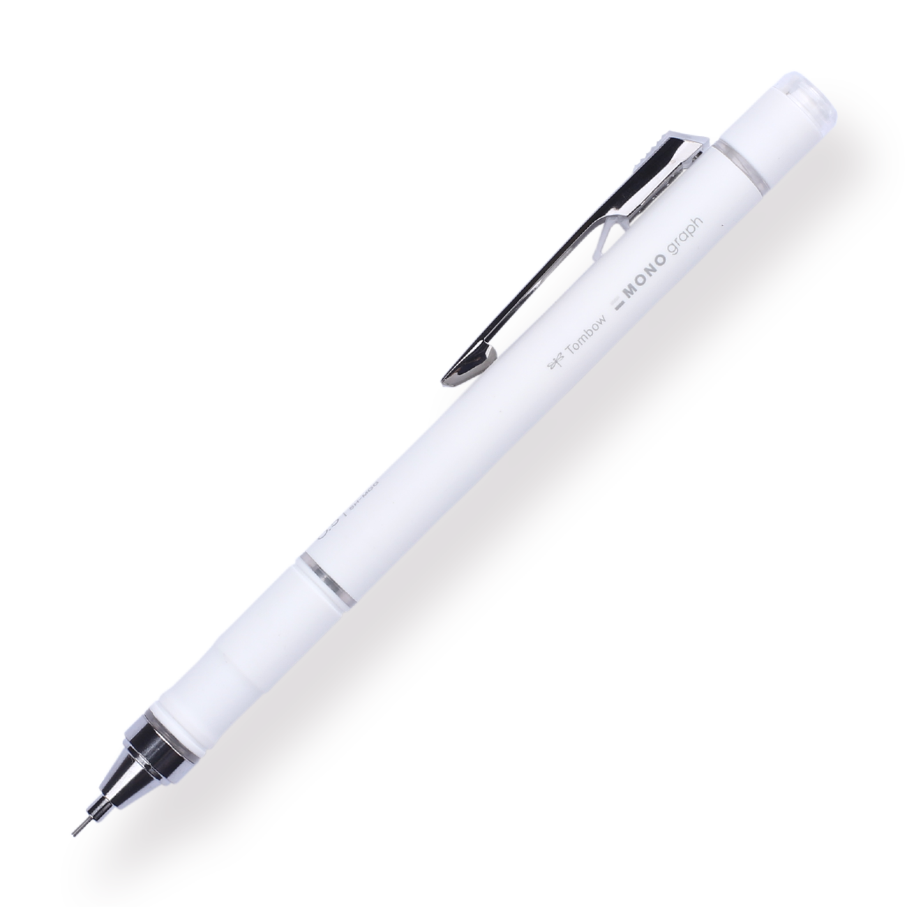 Tombow MONO Graph Grip Mechanical Pencil - 0.5 mm - Grayish Color Series - Ivory