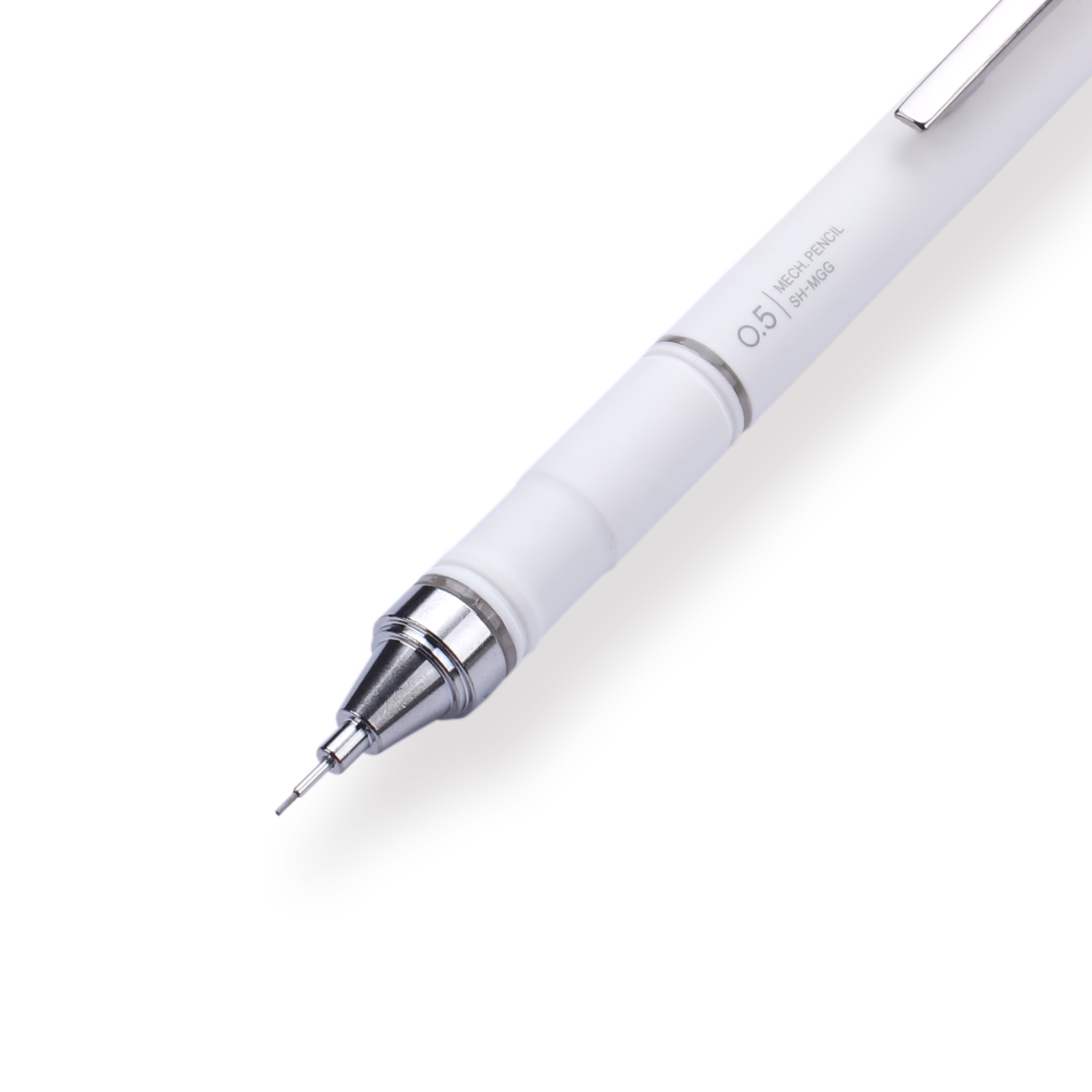 Tombow MONO Graph Grip Mechanical Pencil - 0.5 mm - Grayish Color Series - Ivory - Stationery Pal