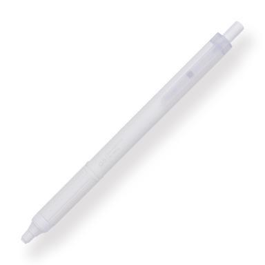 Tombow MONO Graph Lite Ballpoint Pen - 0.5 mm - Grayscale Series - White - Stationery Pal