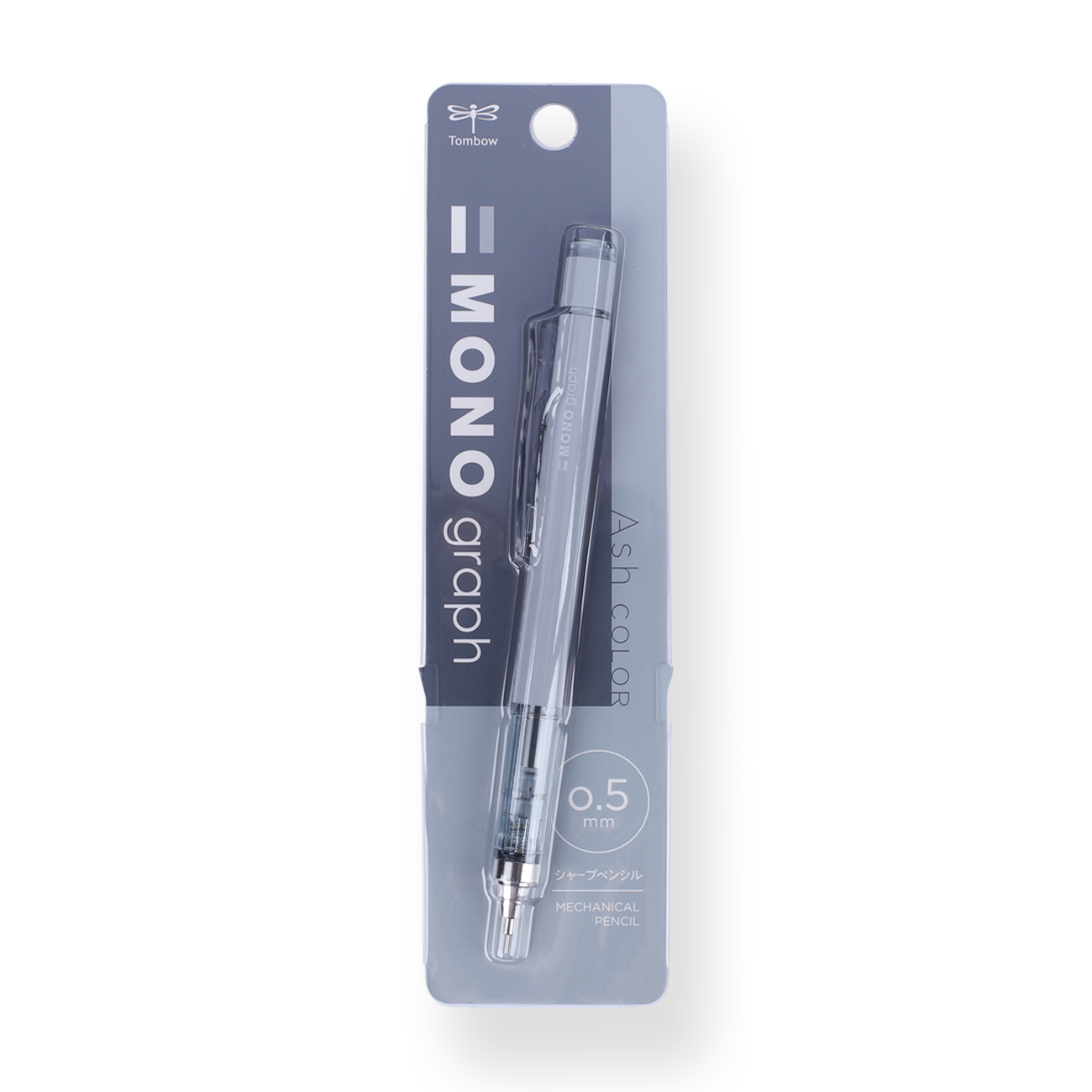 Tombow MONO Graph Mechanical Pencil - Ash Color 2023 - 0.5 mm - Steel - Stationery Pal