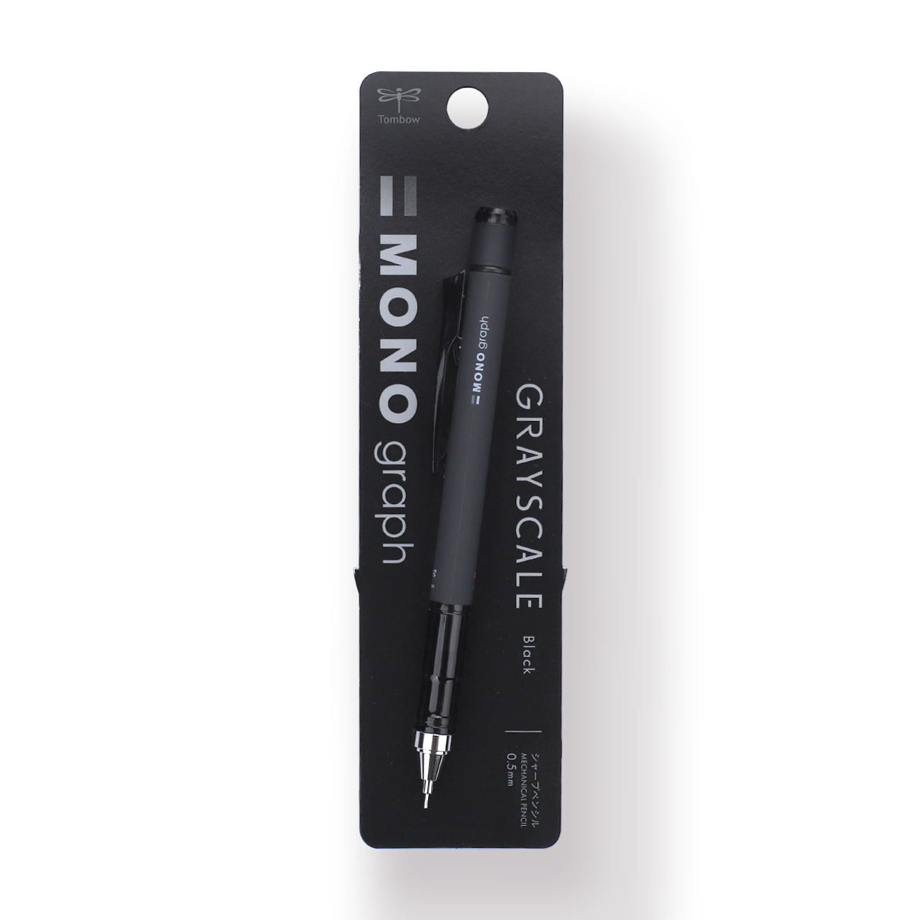 Tombow MONO Graph Mechanical Pencil - 0.5 mm - Grayscale Series - Black - Stationery Pal