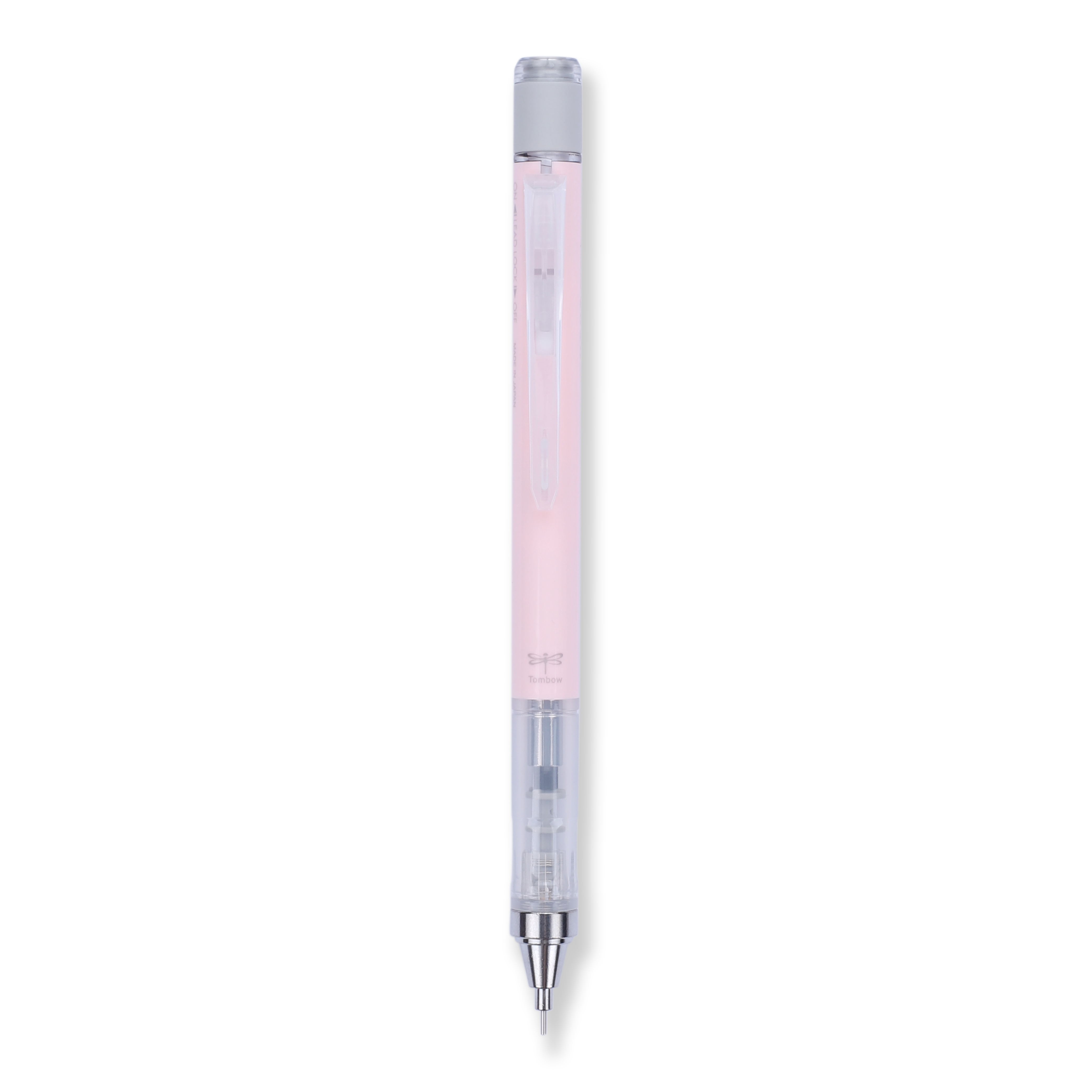 Tombow MONO Graph Shaker Mechanical Pencil - Pastel Color - 0.5 mm - Coral Pink