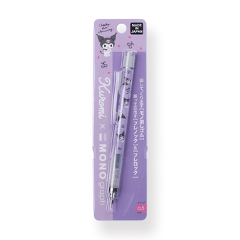 Tombow MONO Graph x Kuromi Mechanical Pencil - 0.5 mm - Purple Body - Stationery Pal