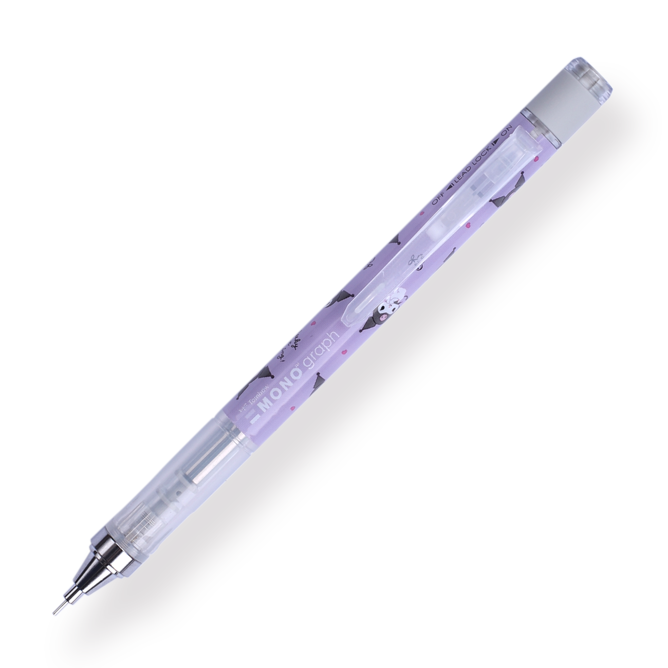 Tombow MONO Graph x Kuromi Mechanical Pencil - 0.5 mm - Purple Body - Stationery Pal