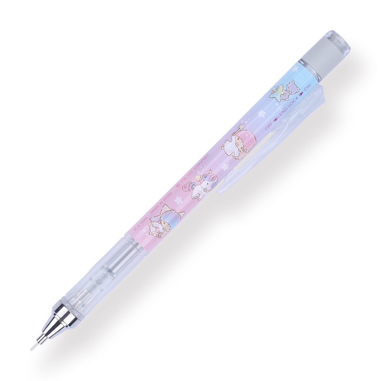 Tombow MONO Graph x Little Twin Stars Mechanical Pencil - 0.5 mm - Pink Body - Stationery Pal