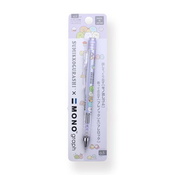 Tombow MONO Graph x Sumikko Gurashi Mechanical Pencil - 0.5 mm - Purple Stripes - Stationery Pal