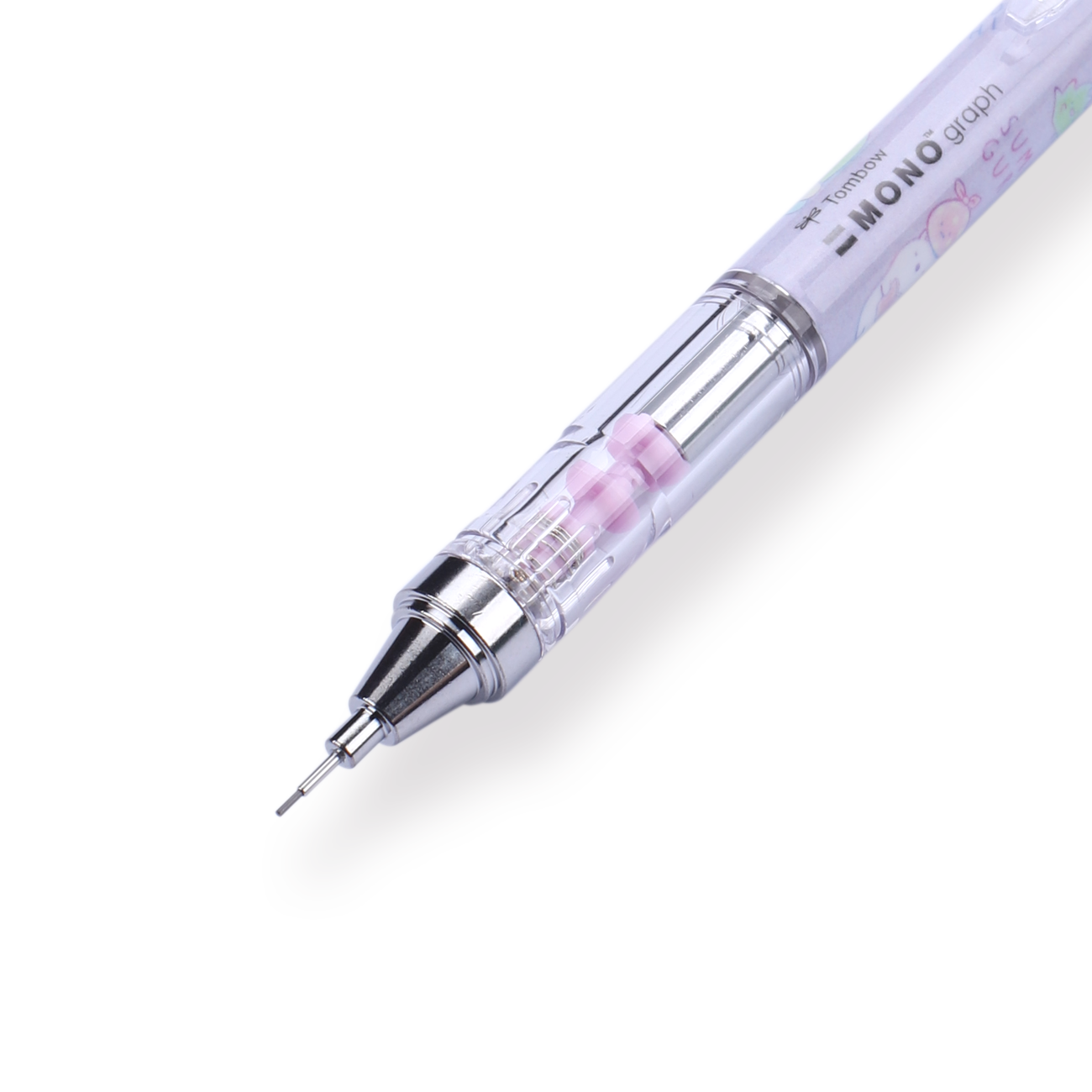 Tombow MONO Graph x Sumikko Gurashi Mechanical Pencil - 0.5 mm - Ribbon Pink - Stationery Pal