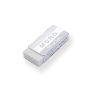 Tombow MONO Limited Eraser - Grayscale Series 2023 - White - Stationery Pal