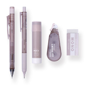 Tombow MONO PiT Pastel Glass Color Set - Glass Brown