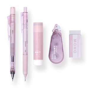 Tombow MONO PiT Pastel Glass Color Set - Glass Pink