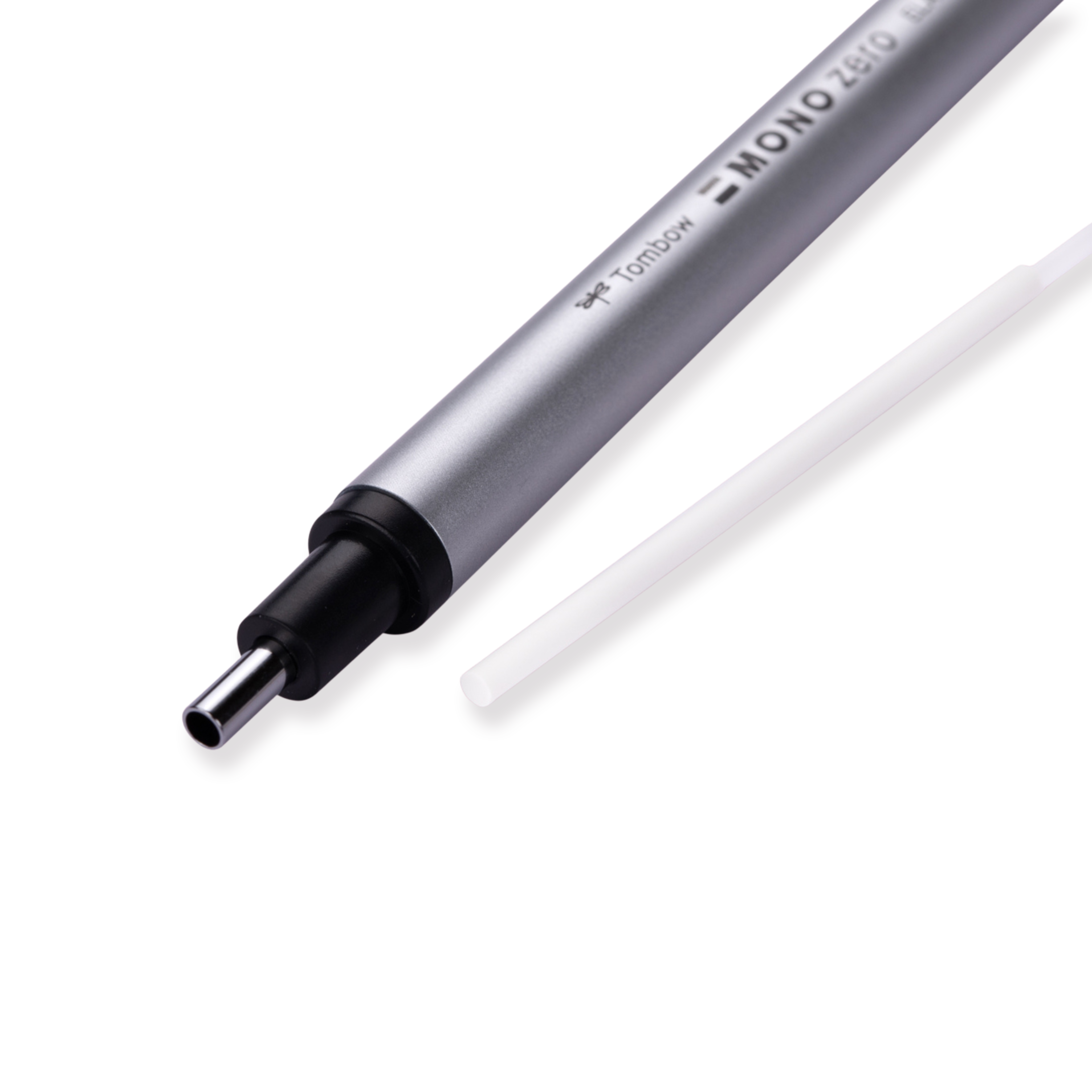 Micro Eraser Tombow MONO Zero Eraser - Silver - Round – Stationery Pal