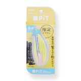 Tombow Pit Air Mini Limited Glue Tape - Stripe Yellow - Stationery Pal