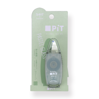 Tombow Pit Power C Tape Glue - Pastel Glass Green - Stationery Pal