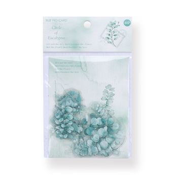 Translucent Flower and Plant Stickers - Eucalyptus - Stationery Pal