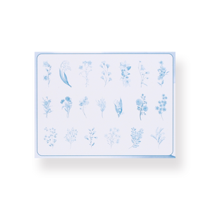 Translucent Flower and Plant Stickers - Flower Bush - Stationery Pal