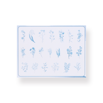 Translucent Flower and Plant Stickers - Flower Bush - Stationery Pal