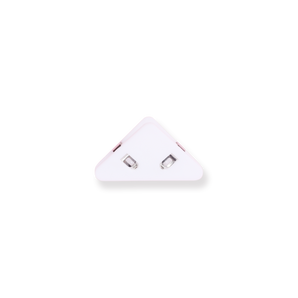 Triangle Corner Clip - White - Stationery Pal