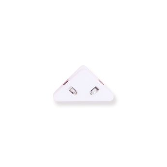 Triangle Corner Clip - White - Stationery Pal