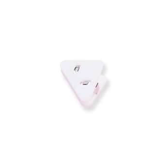 Triangle Corner Clip - White - Stationery Pal