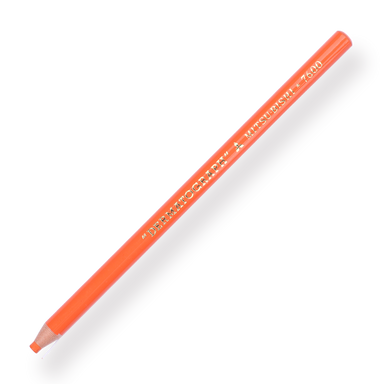 Uni-ball Dermatograph 7600 Colored Pencil - Orange - Stationery Pal