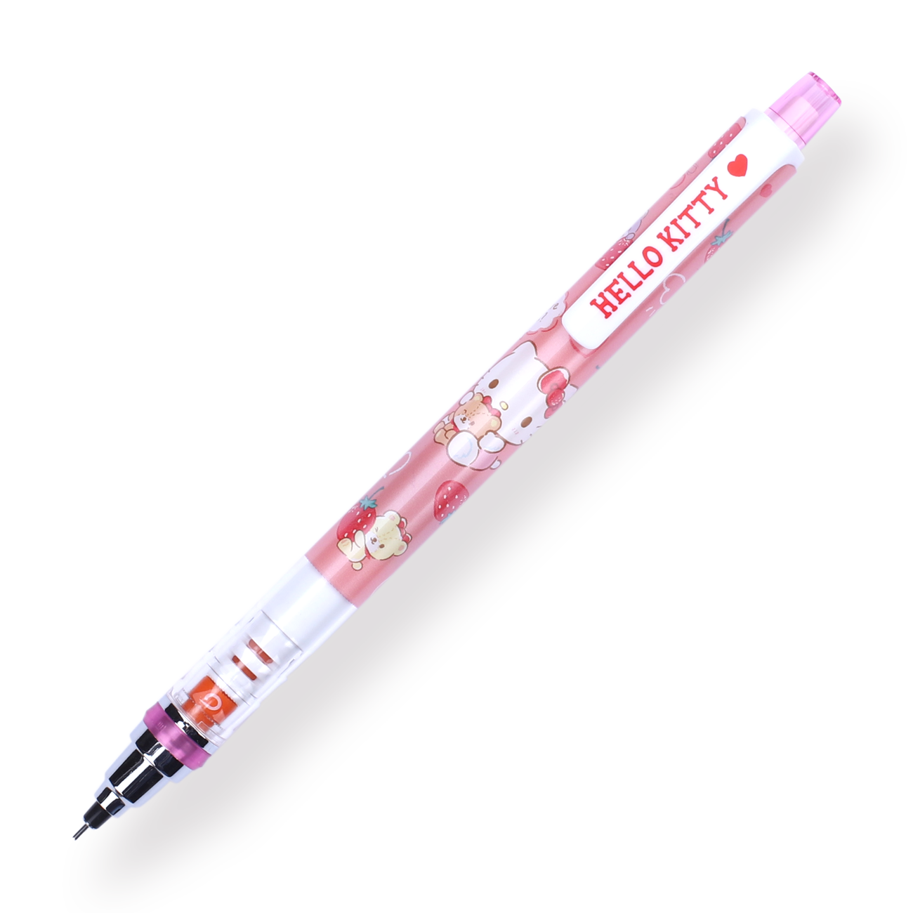 Uni-ball Kuru Toga x Limited Edition Mechanical Pencil - 0.5 mm - Hello Kitty x Strawberry - Stationery Pal