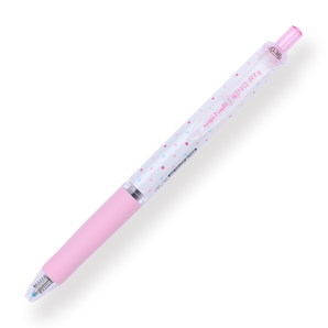 Uni-ball Signo RT Gel Ink Pen Limited Edition - Light Pink Polka Dot - 0.38 mm