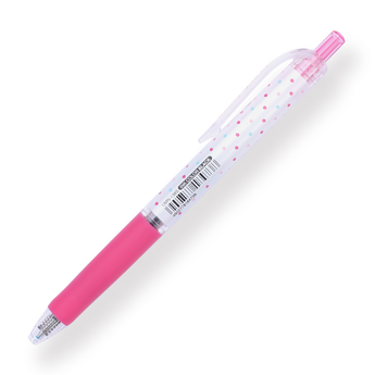 Uni-ball Signo RT Gel Ink Pen Limited Edition - Pink Polka Dot - 0.38 mm