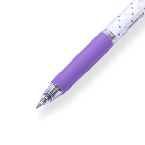 Uni-ball Signo RT Gel Ink Pen Limited Edition - Purple Polka Dot - 0.38 mm