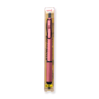 Uni Jetstream Edge Ballpoint Pen - 0.38 mm - Berry Pink - Stationery Pal