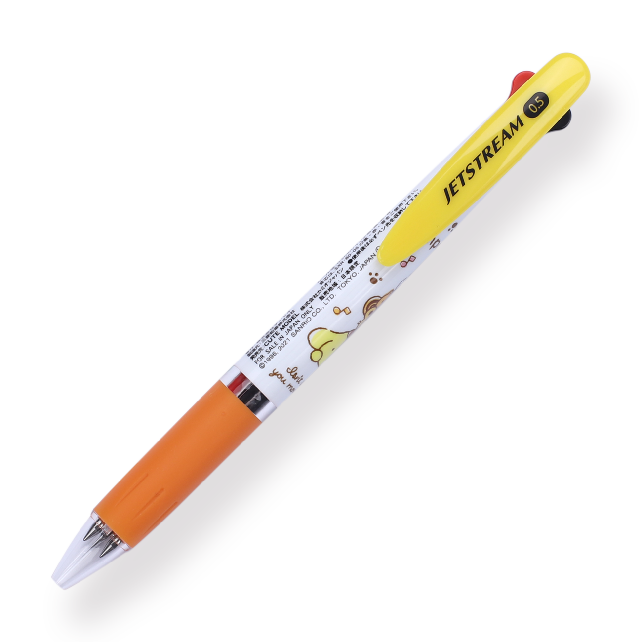 Uni Jetstream x Sanrio 3 Color Limited Edition Multi Pen - 0.5 mm - Pompompurin - Stationery Pal