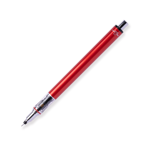 Uni Kuru Toga Mechanical Pencil 0.5 mm: Auto Rotating Leads - Red - Stationery Pal