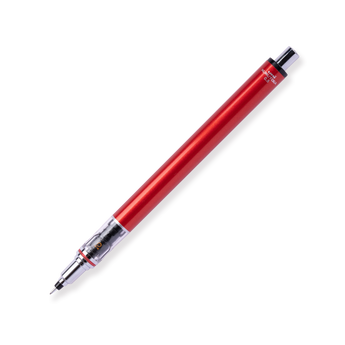 Uni Kuru Toga Mechanical Pencil 0.5 mm: Auto Rotating Leads - Red - Stationery Pal