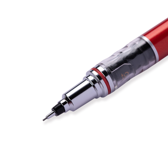 Uni Kuru Toga Mechanical Pencil 0.5 mm: Auto Rotating Leads - Red - Stationery Pal