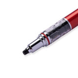 Uni Kuru Toga Mechanical Pencil 0.5 mm: Auto Rotating Leads - Red - Stationery Pal