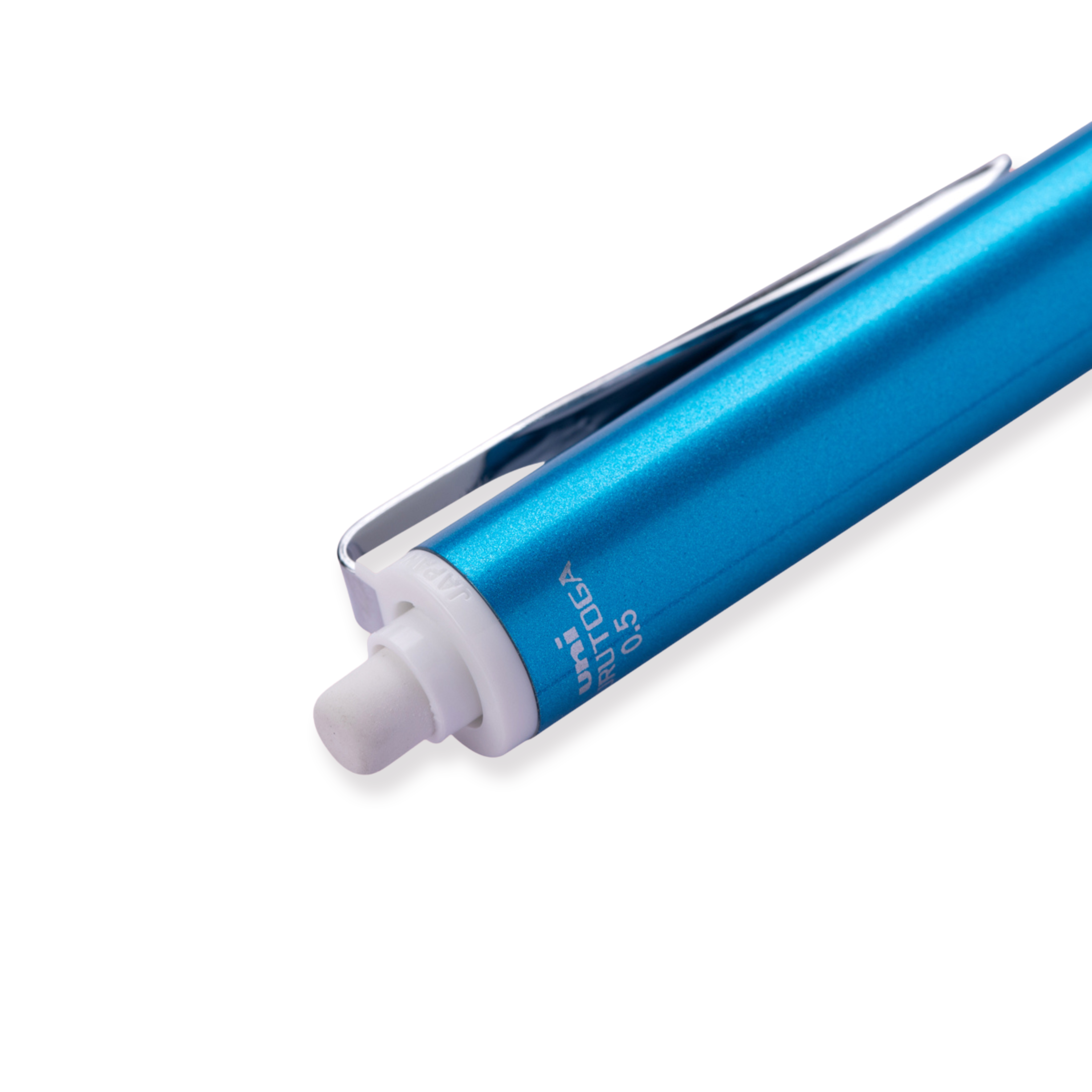 Uni Kuru Toga Mechanical Pencil 0.5 mm: Auto Rotating Leads - Sky Blue