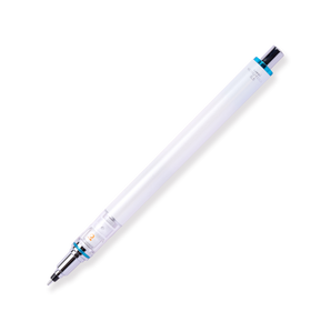 Uni Kuru Toga Mechanical Pencil 0.5 mm: Auto Rotating Leads - White - Stationery Pal