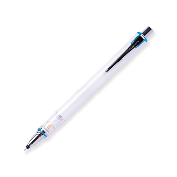 Uni Kuru Toga Mechanical Pencil 0.5 mm: Auto Rotating Leads - White - Stationery Pal