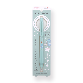 Uni Kuru Toga x Sanrio Limited Edition Mechanical Pencil - 0.5 mm - Hangyodon - Stationery Pal