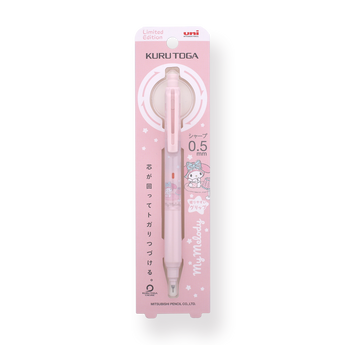 Uni Kuru Toga x Sanrio Limited Edition Mechanical Pencil - 0.5 mm - My Melody - Stationery Pal