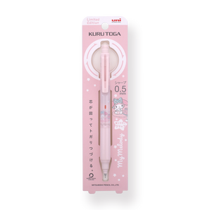 Uni Kuru Toga x Sanrio Limited Edition Mechanical Pencil - 0.5 mm - My Melody - Stationery Pal