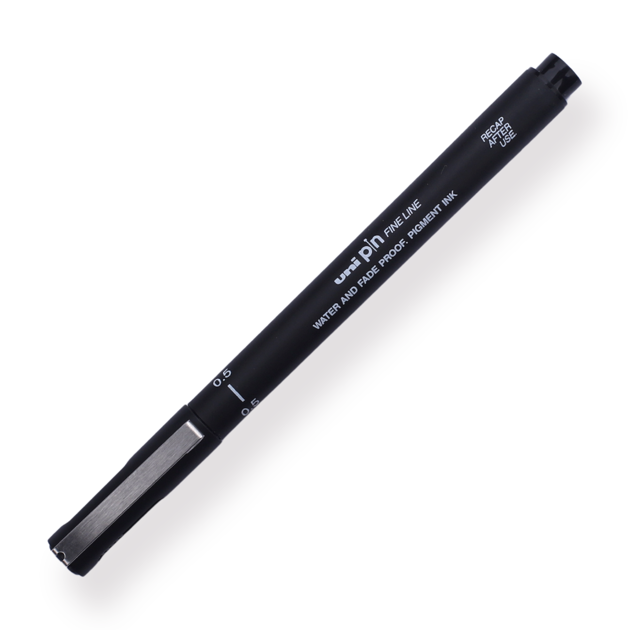 Pin Style Pen Uni Pin Pen - Pigment Ink - Size 05 - 0.5 mm - Black – Stationery Pal