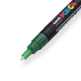 Uni Posca Paint Marker PC-3M - Fine Point - Glitter Green - Stationery Pal