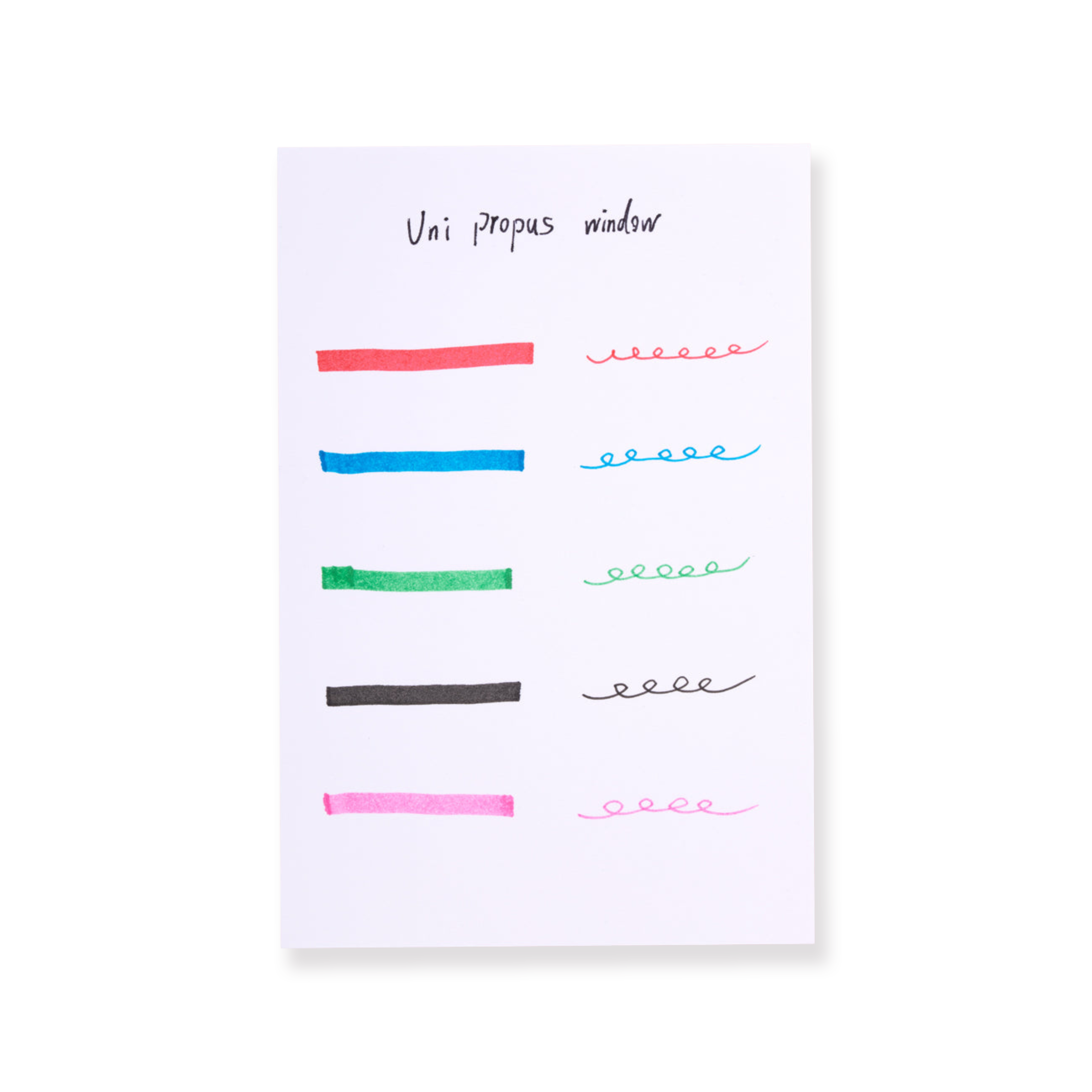Uni Propus Window Double-Sided Highlighter - Black - 2020 New Color
