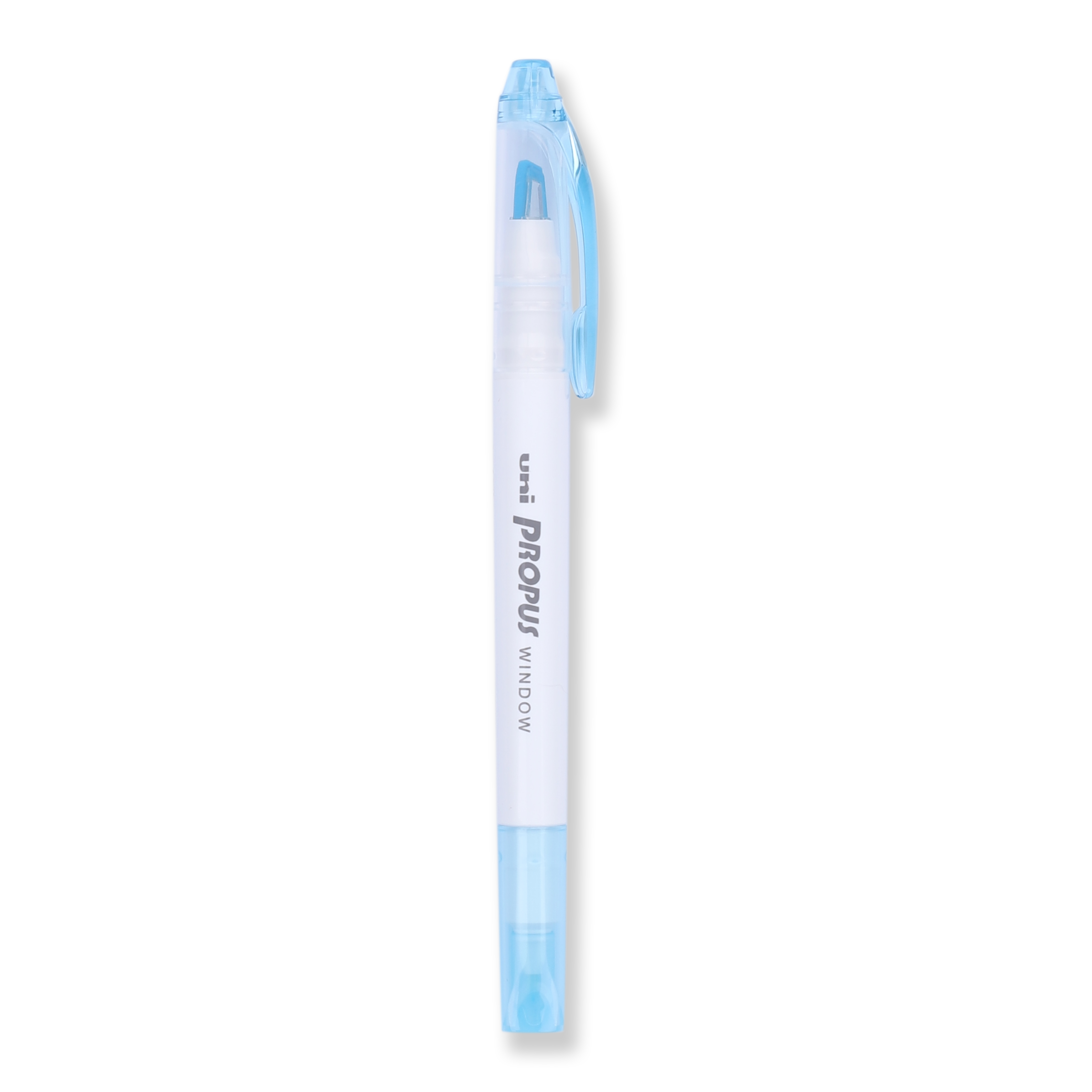Uni Propus Window Double-Sided Highlighter - Light Blue - 2020 New Color